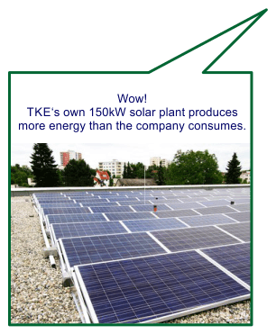 TKE's own solar plant