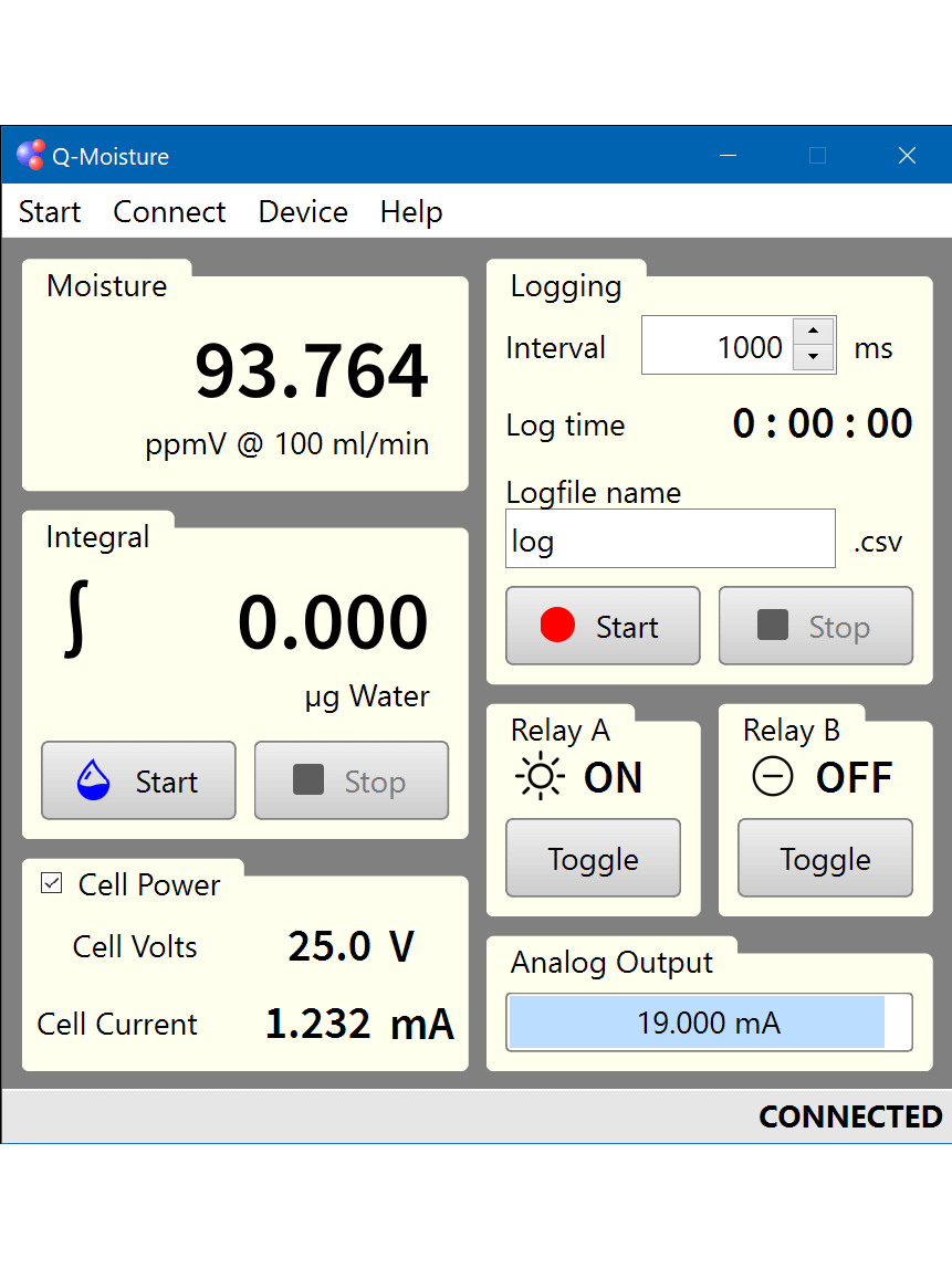 Q-Moisture Screenshot