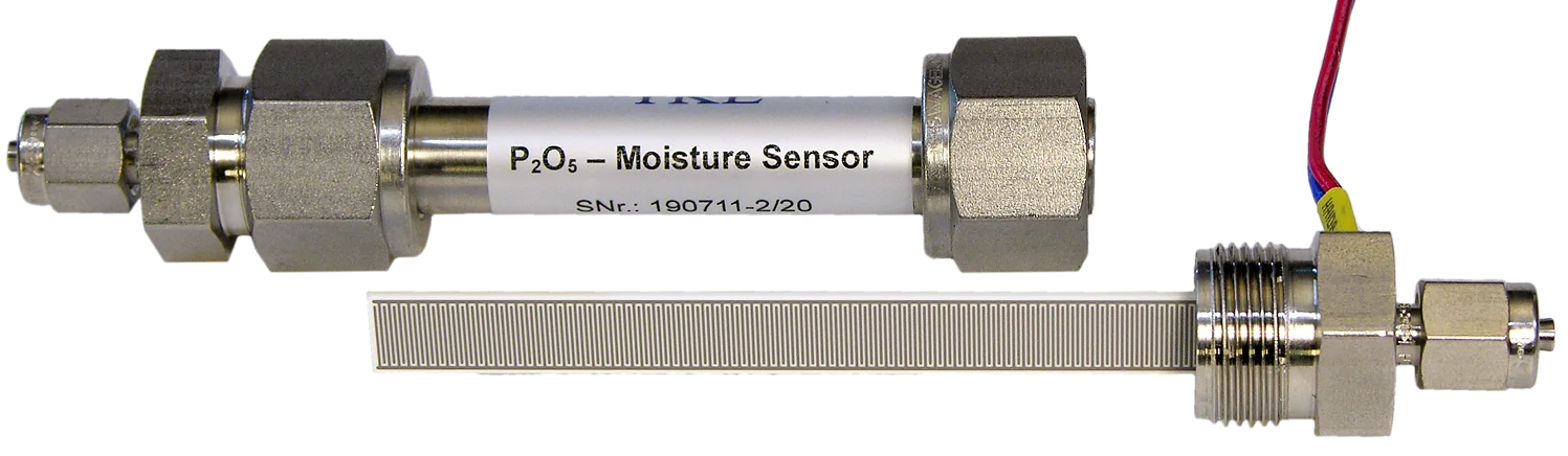 Opened moisture cell
can be regenerated by the user. Opened TKE cell